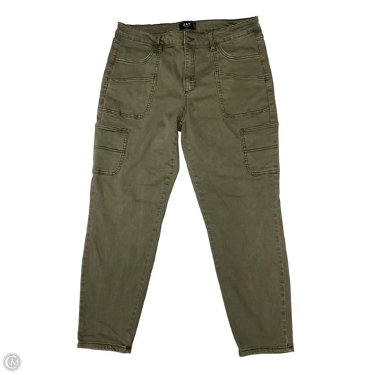 Jeans Skinny By Oat In Green Denim, Size: 16