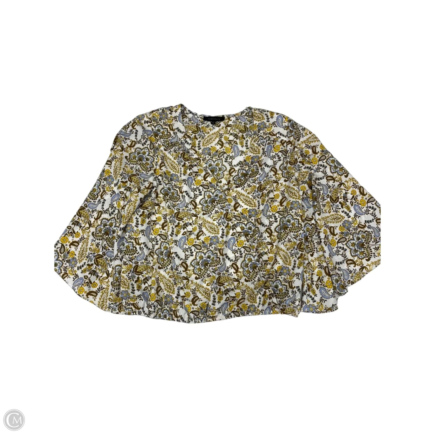 Blouse Long Sleeve By Sanctuary In Paisley Print, Size: L