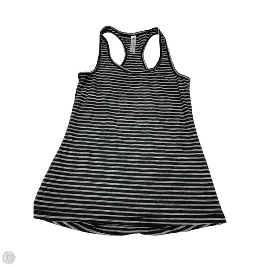 Athletic Tank Top By 90 Degrees By Reflex In Striped Pattern, Size: S