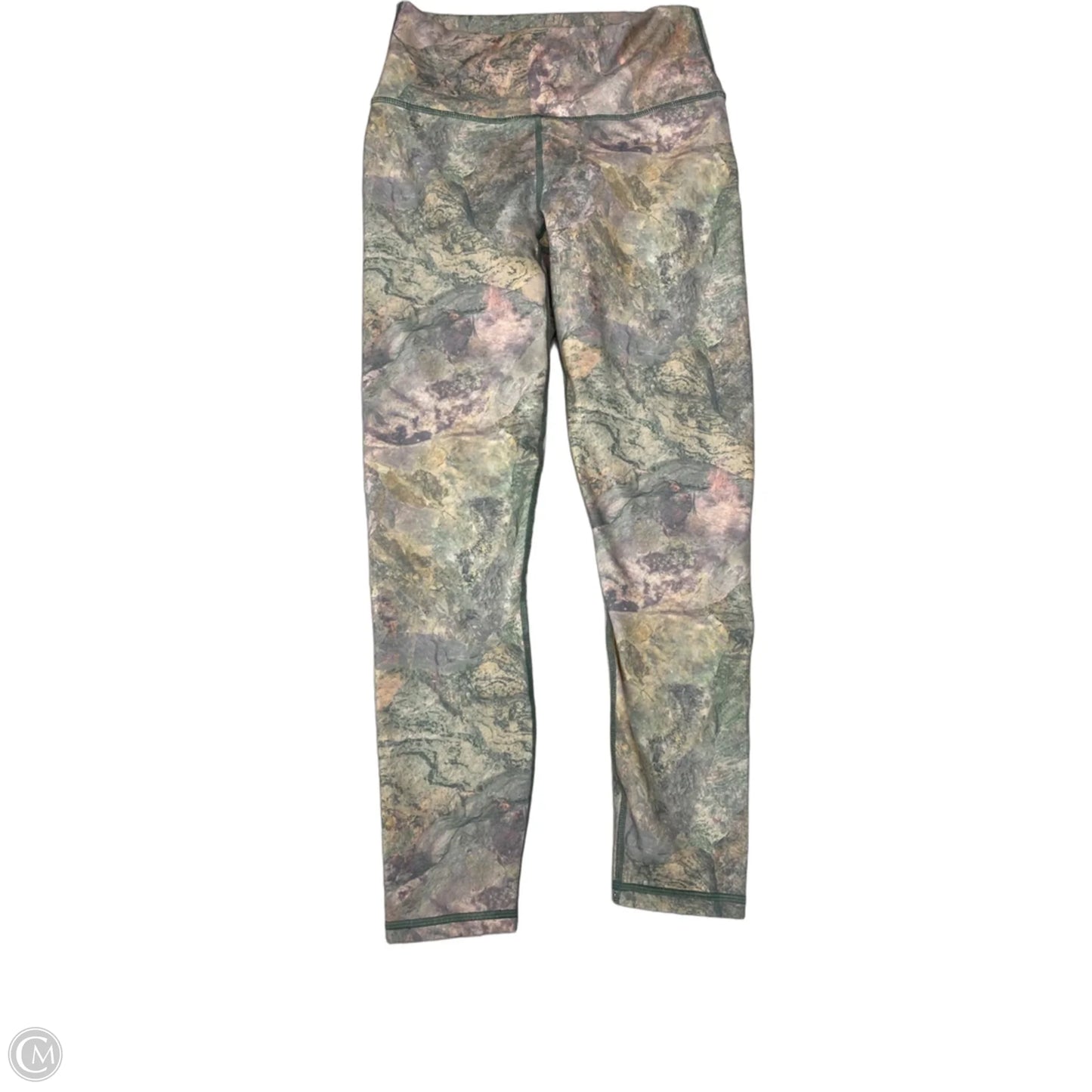 Athletic Leggings By Fabletics In Tie Dye Print, Size: S