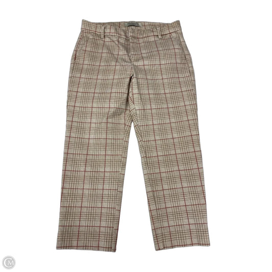Pants Dress By Liverpool In Plaid Pattern, Size: 8