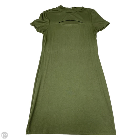 Dress Casual Midi By No Boundaries In Green, Size: L