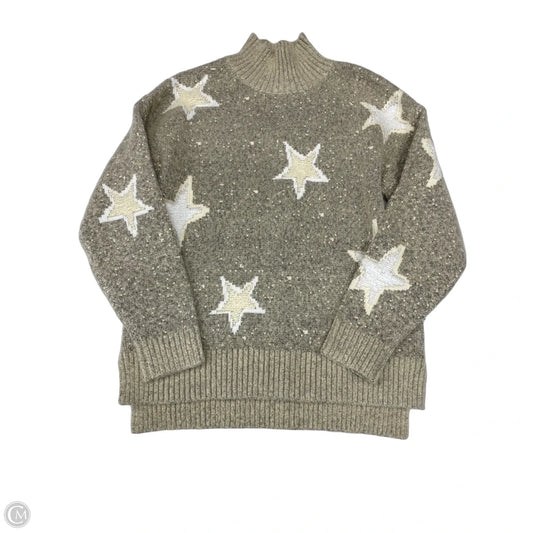 Sweater By Bobeau In Tan, Size: Xs