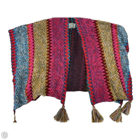 Poncho By Anthropologie In Multi-colored, Size: Osfm