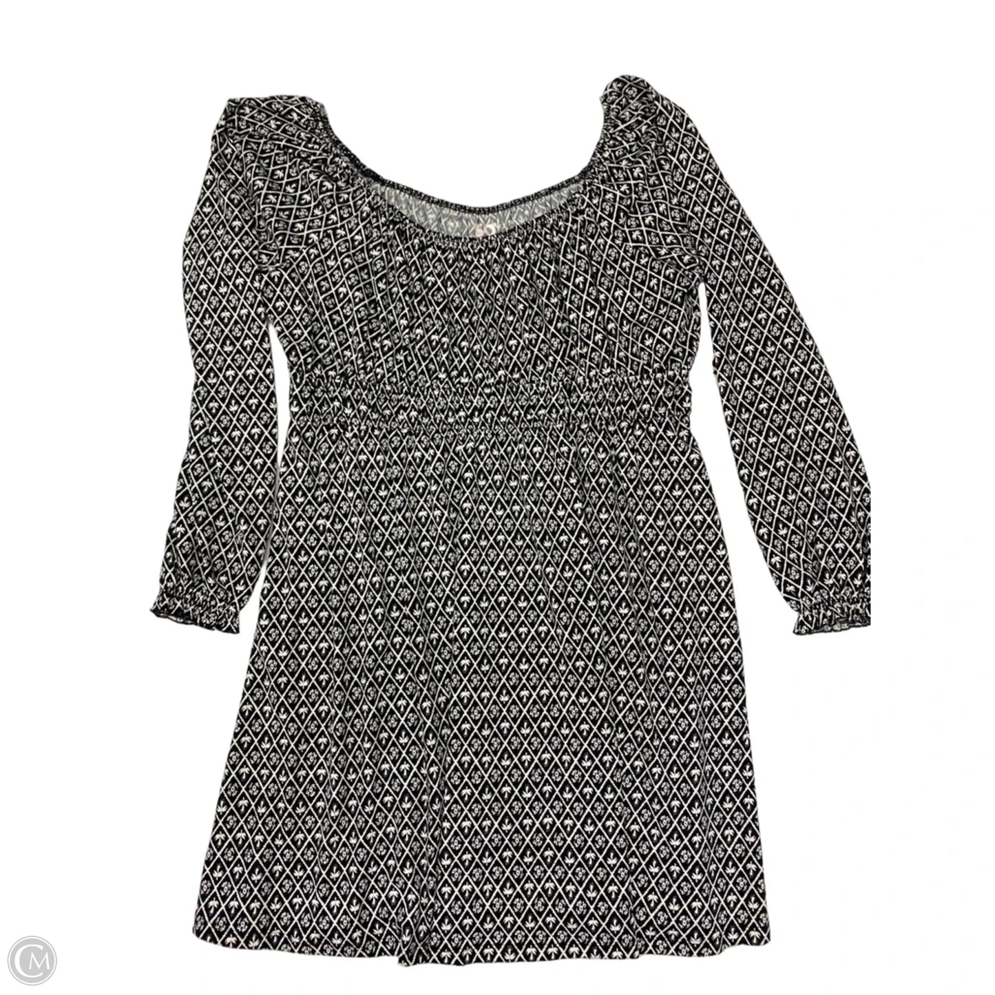 Dress Casual Short By So In Black & White, Size: Xxl