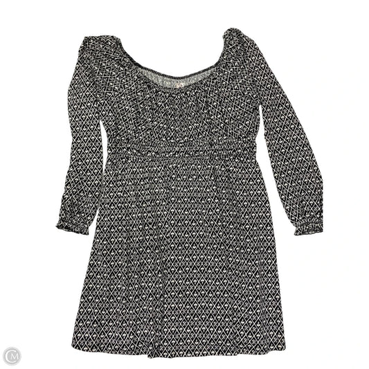 Dress Casual Short By So In Black & White, Size: Xxl