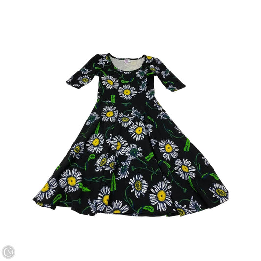 Dress Casual Short By Lularoe In Floral Print, Size: S