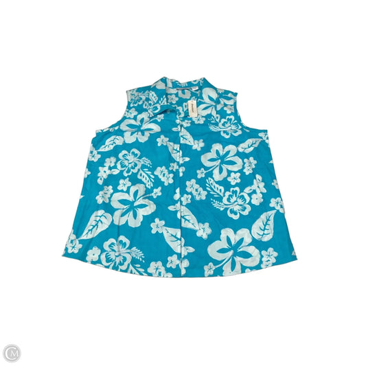 Top Short Sleeve By Dressbarn In Blue, Size: 2x
