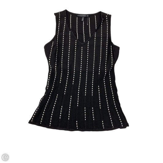 Blouse Sleeveless By White House Black Market In Black & White, Size: S
