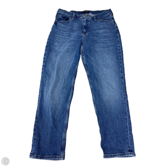 Jeans Straight By Aeropostale In Blue Denim, Size: 12
