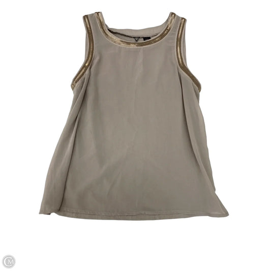 Blouse Sleeveless By Bke In Grey, Size: M