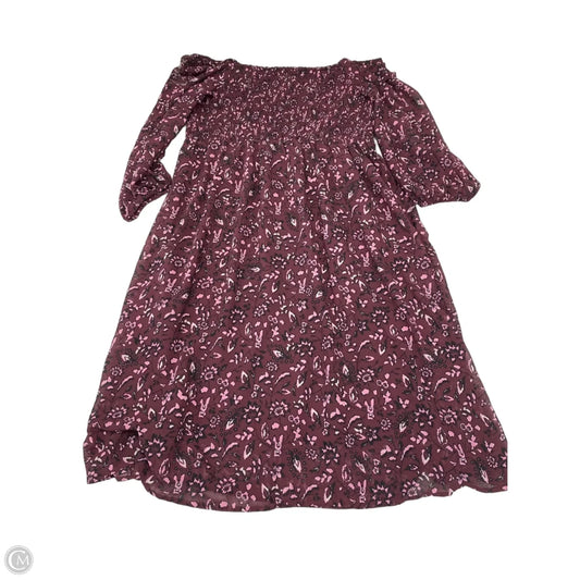 Dress Casual Maxi By Beachlunchlounge In Maroon, Size: Xl