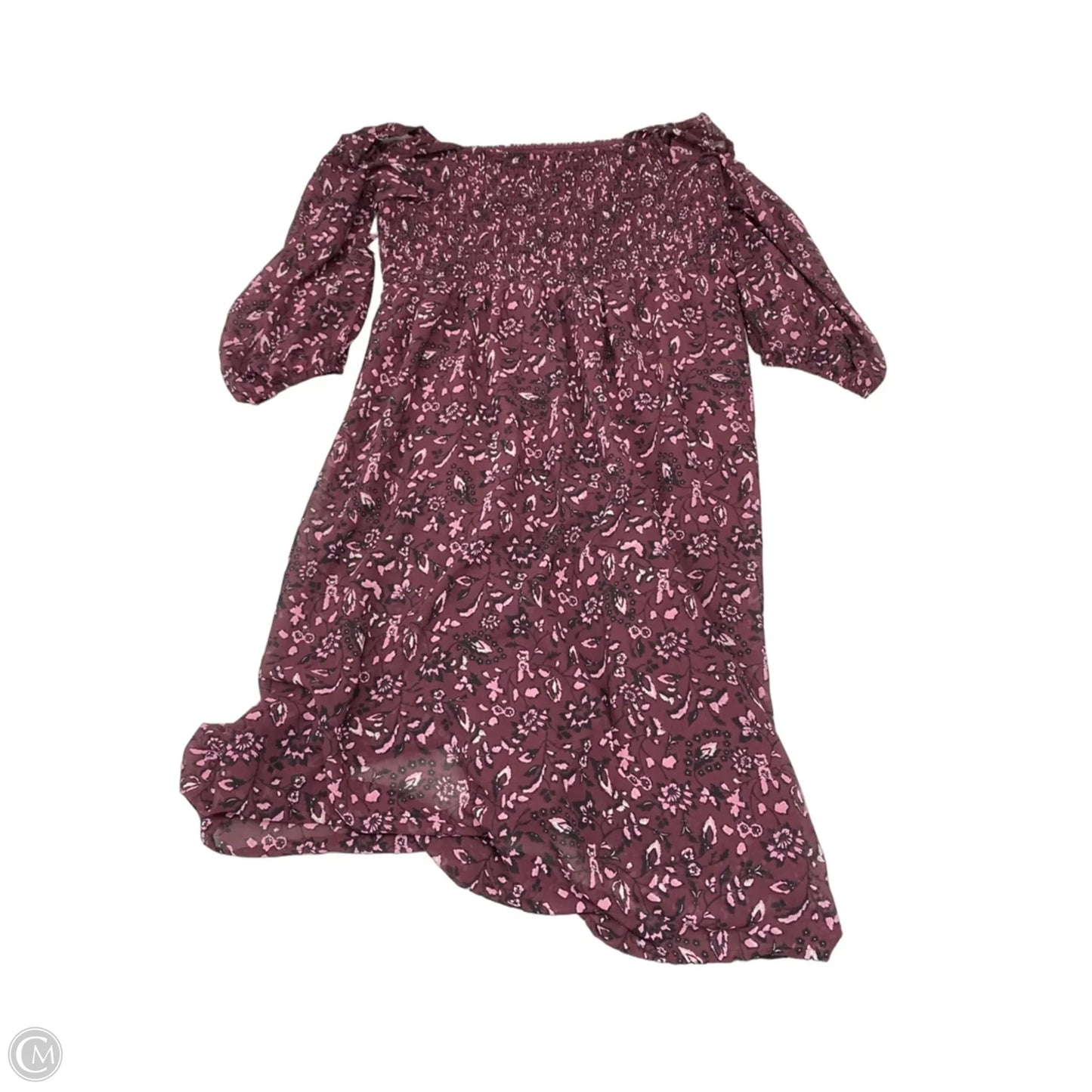 Dress Casual Maxi By Beachlunchlounge In Maroon, Size: Xl