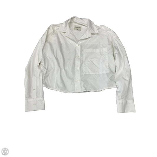 Top Long Sleeve Basic By Abercrombie And Fitch In White, Size: Xs