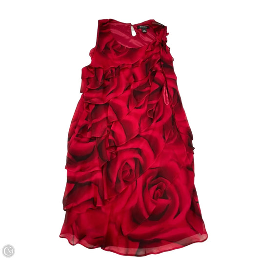 Dress Party Midi By White House Black Market In Red, Size: Xl