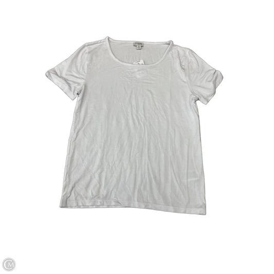 Top Short Sleeve Basic By J. Crew In White, Size: S