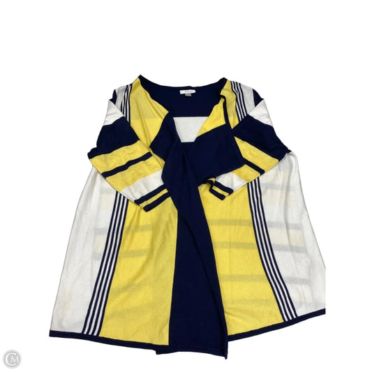 Cardigan By Cj Banks In Striped Pattern, Size: 2x