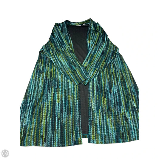 Cardigan By Susan Graver In Green, Size: 3x