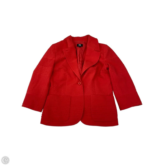 Blazer By Worth Ny In Red, Size: S