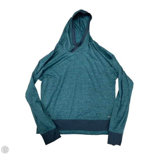 Athletic Sweatshirt Hoodie By Mondetta In Green, Size: S