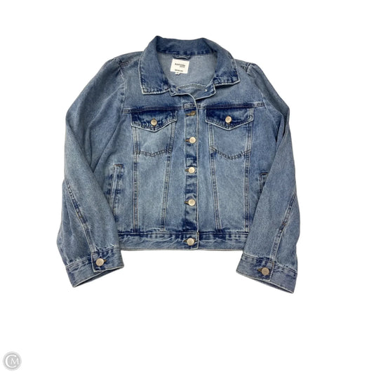 Jacket Denim By Kensie In Blue Denim, Size: Xl