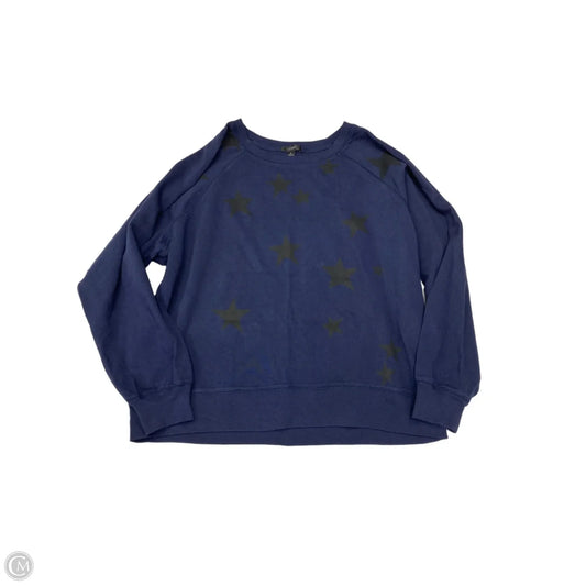 Sweatshirt Crewneck By J. Crew In Navy, Size: M