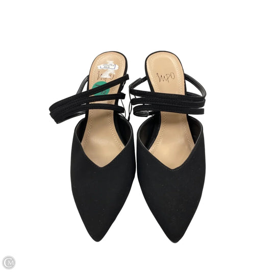 Sandals Heels Stiletto By Impo In Black, Size: 7.5