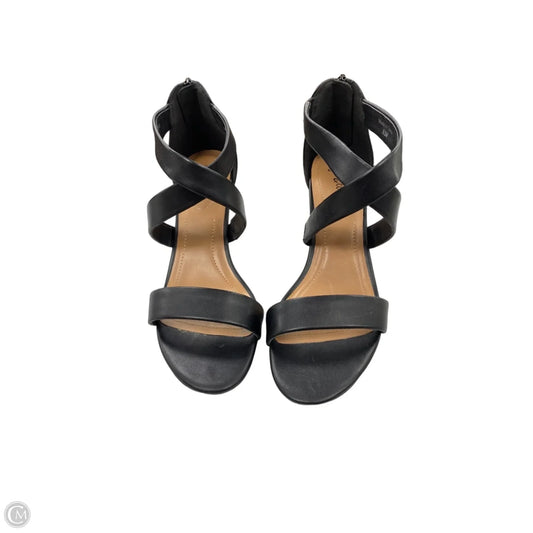 Sandals Heels Stiletto By Style And Company In Black, Size: 9.5