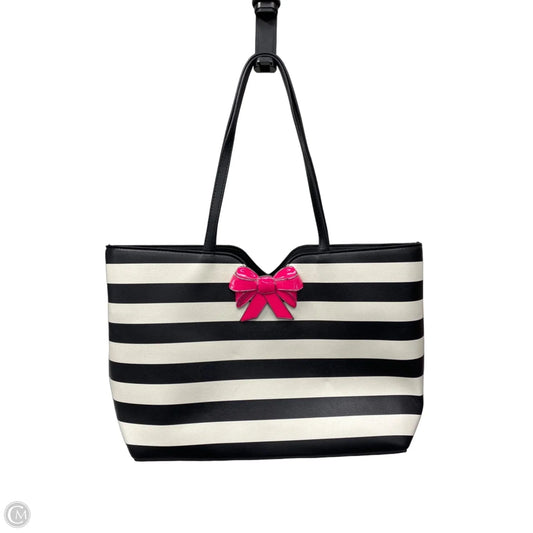 Tote Leather By Betsey Johnson, Size: Medium