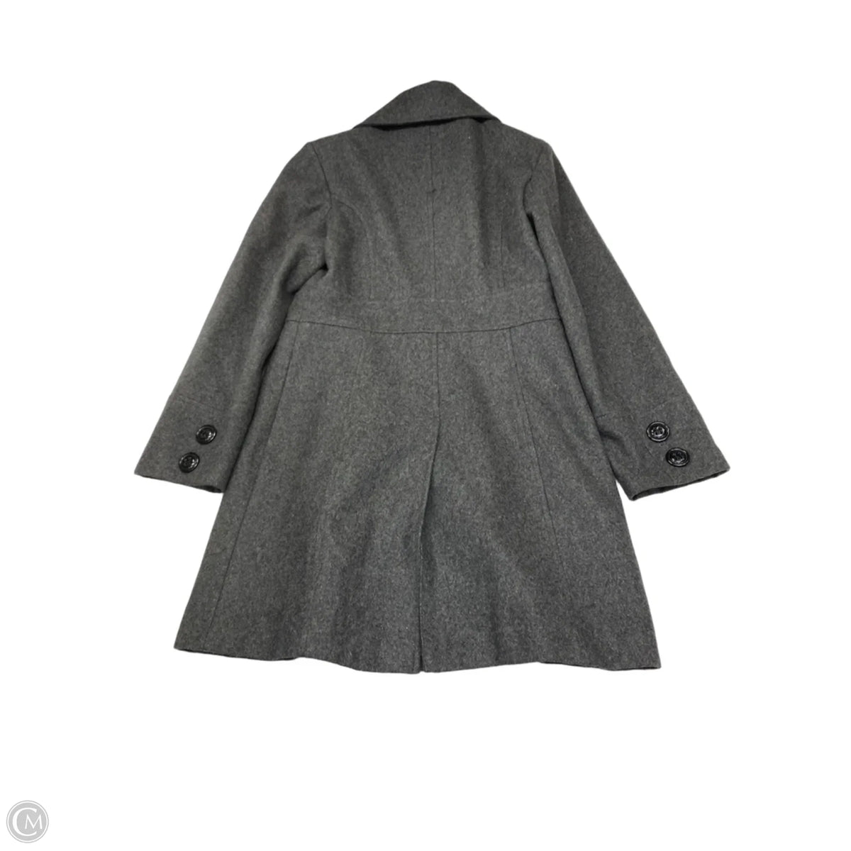 Coat Wool By Cmb In Grey, Size: S