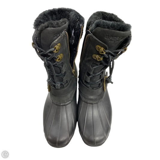 Boots Rain By Sperry In Black, Size: 8.5