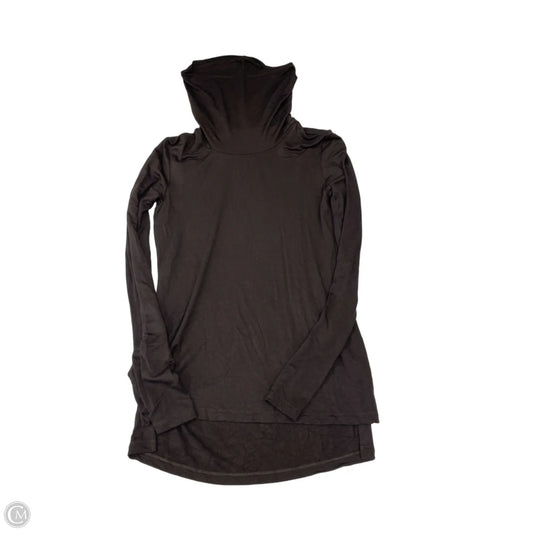 Top Long Sleeve Basic By Cabi In Brown, Size: S