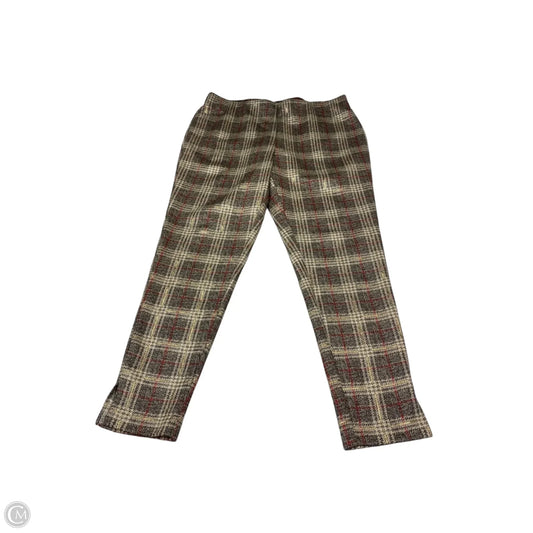 Pants Dress By Zac And Rachel In Plaid Pattern, Size: L