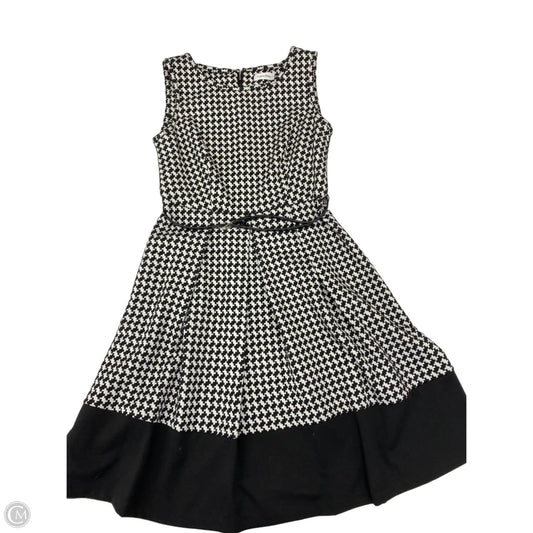 Dress Work By Calvin Klein In Black & White, Size: S