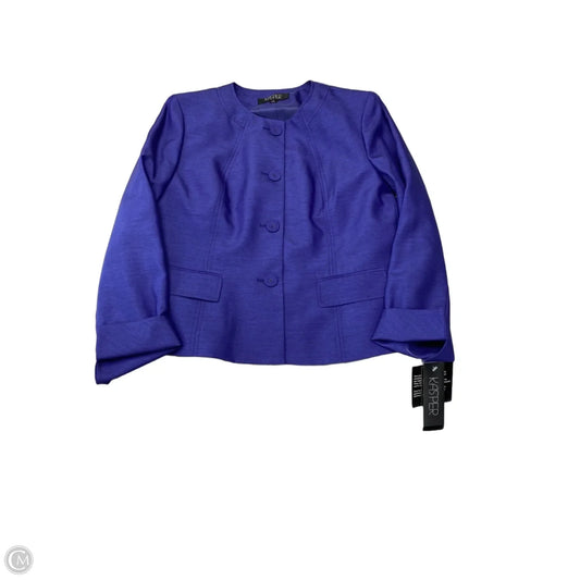 Dress Suit 2pc By Kasper In Purple, Size: Xl