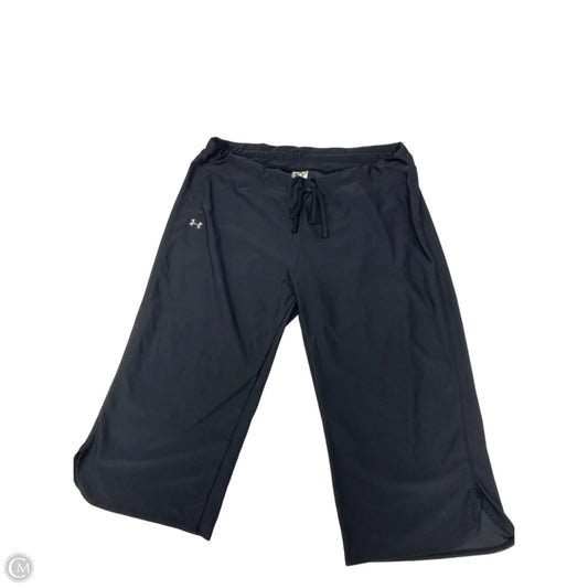 Athletic Capris By Under Armour In Black, Size: Xl