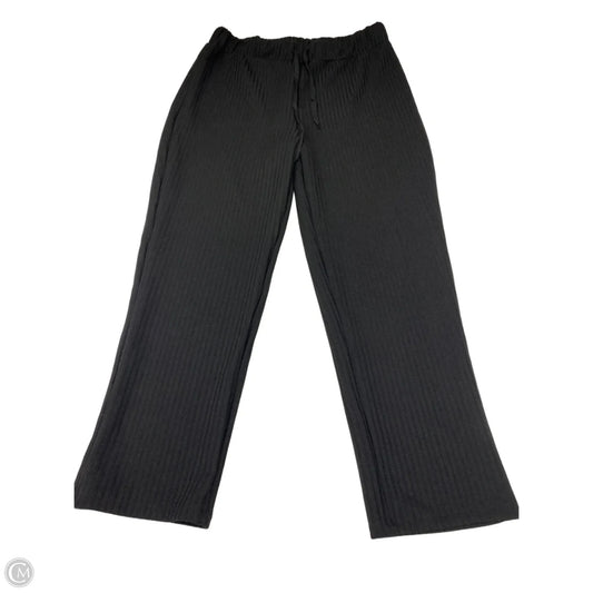 Pants Lounge By Clothes Mentor In Black, Size: 1x