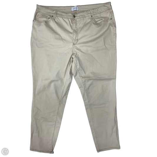 Pants Chinos & Khakis By Crown And Ivy In Beige, Size: 20