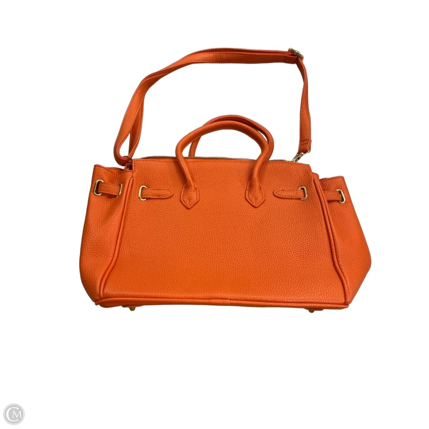 Handbag Leather By Clothes Mentor, Size: Large