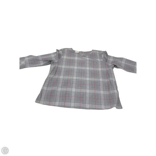 Blouse 3/4 Sleeve By Van Heusen In Striped Pattern, Size: Xl