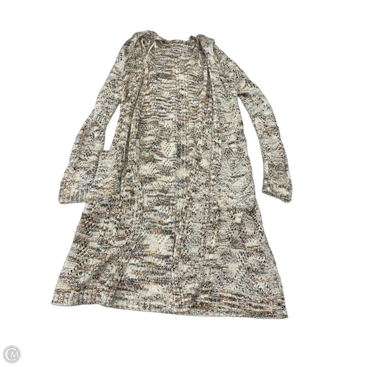 Sweater Cardigan By Knox Rose In Beige, Size: L