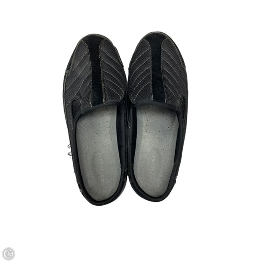 Shoes Flats By Easy Spirit In Black & Grey, Size: 8