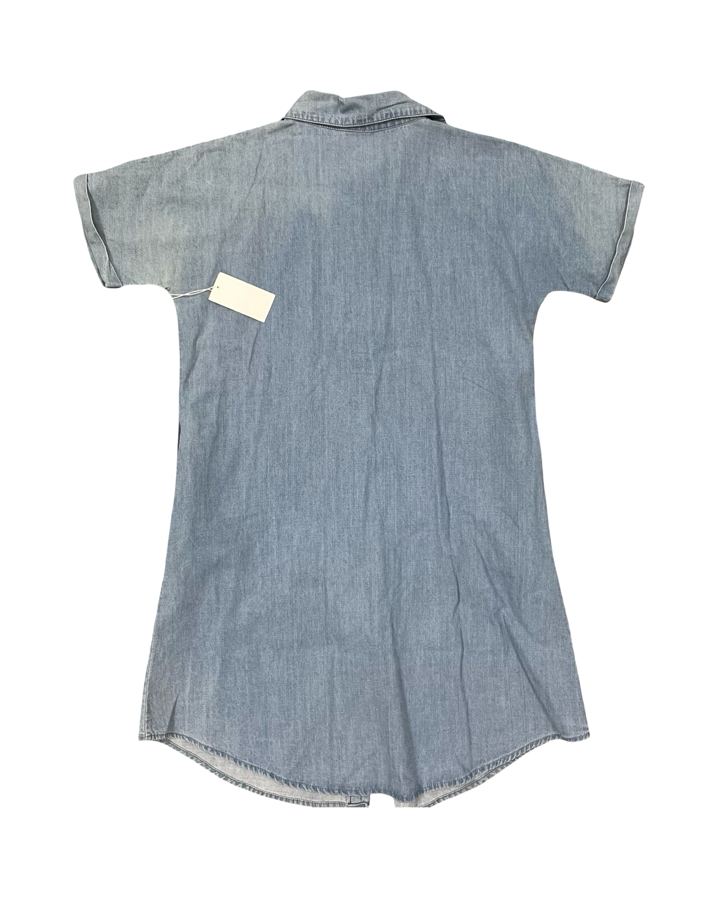 Dress Casual Midi By Clothes Mentor In Blue Denim, Size:L