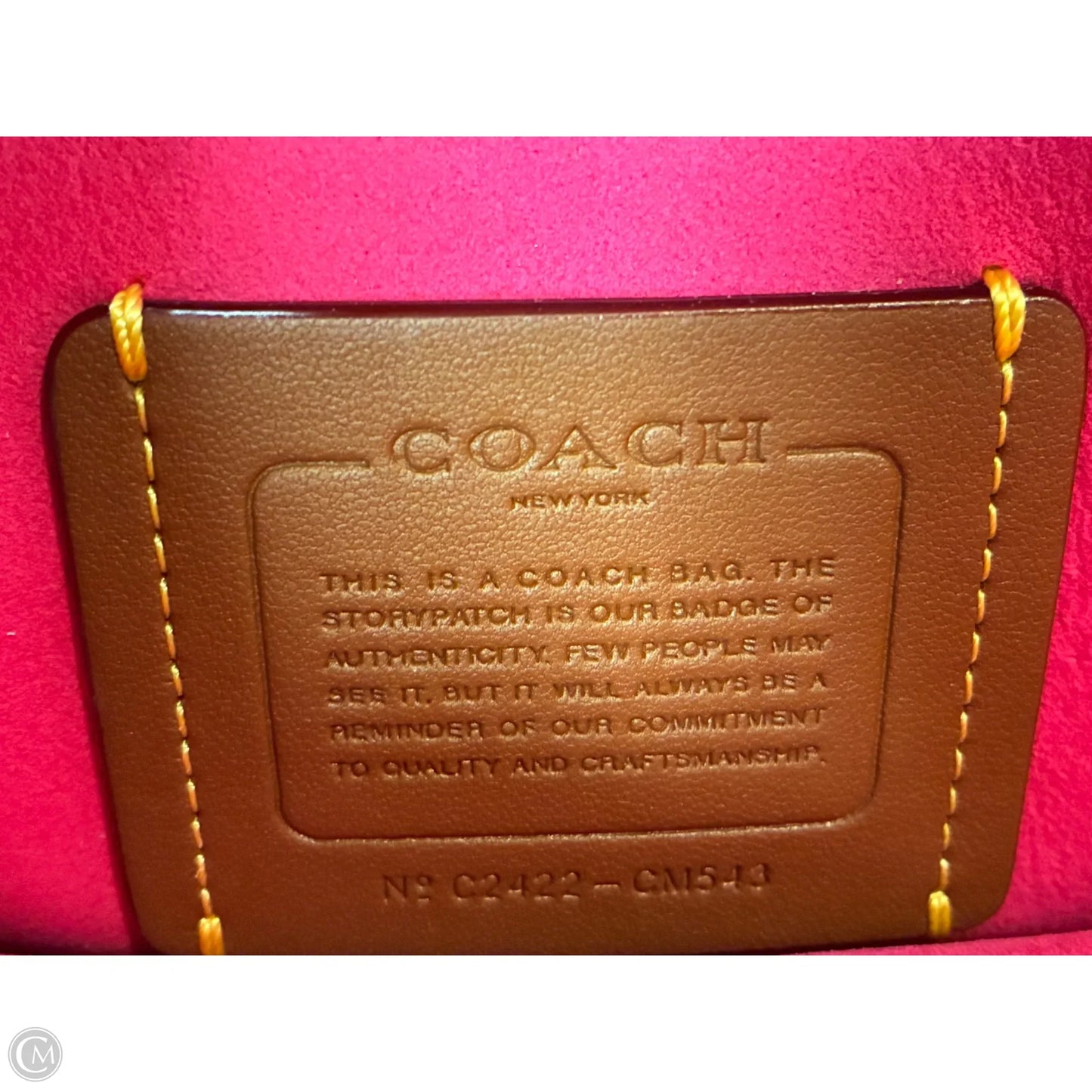 Handbag Designer By Coach, Size: Small