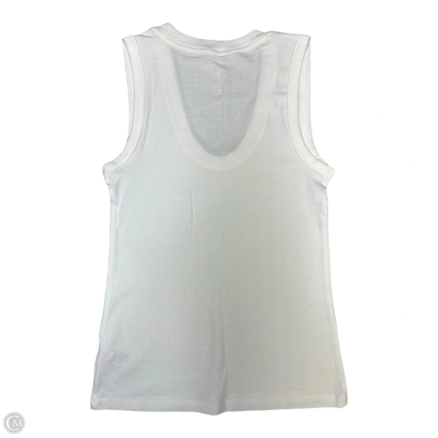 Top Sleeveless Basic By A New Day In White, Size: M