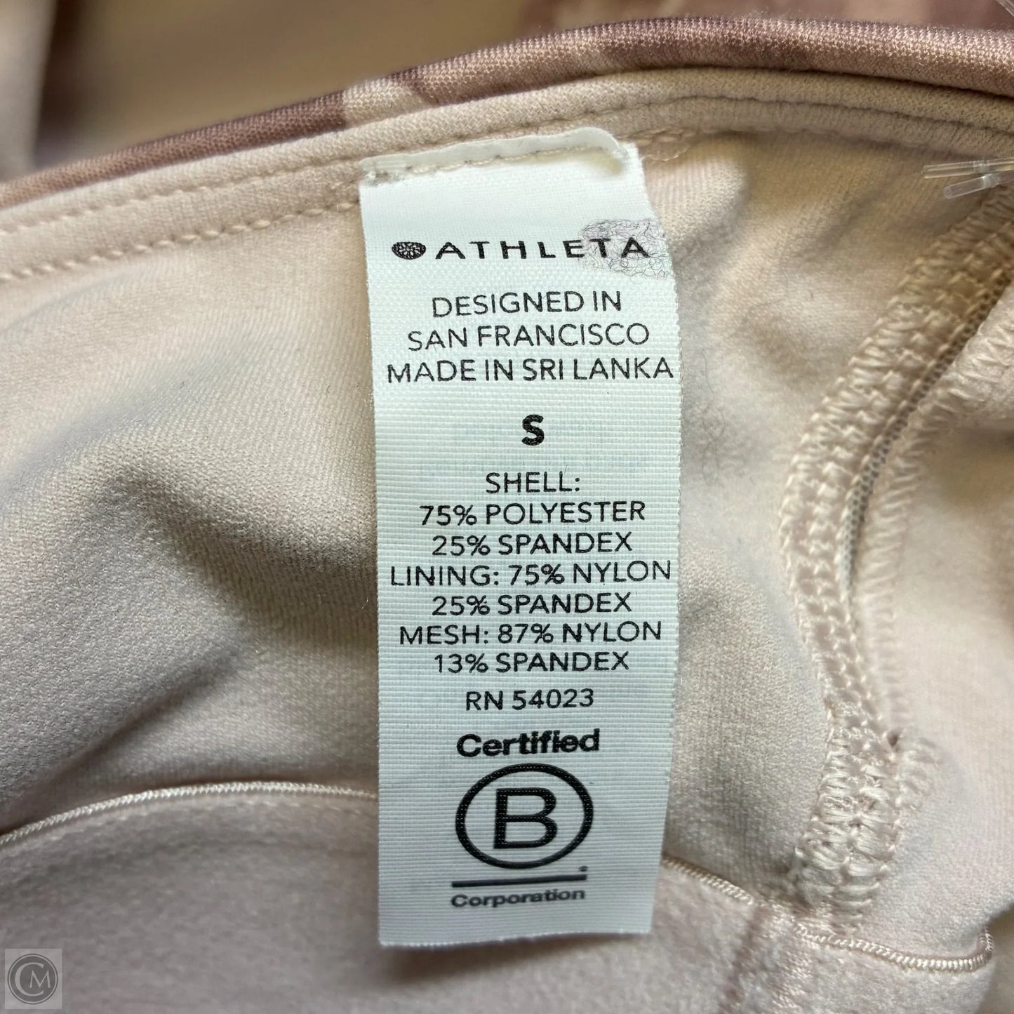 Athletic Bra By Athleta In Pink, Size: S