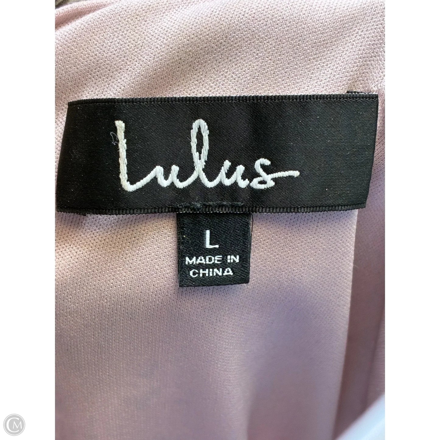 Dress Casual Short By Lulus In Pink, Size: L