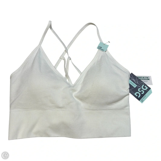 Athletic Bra By Dsg Outerwear In White, Size: Xxl