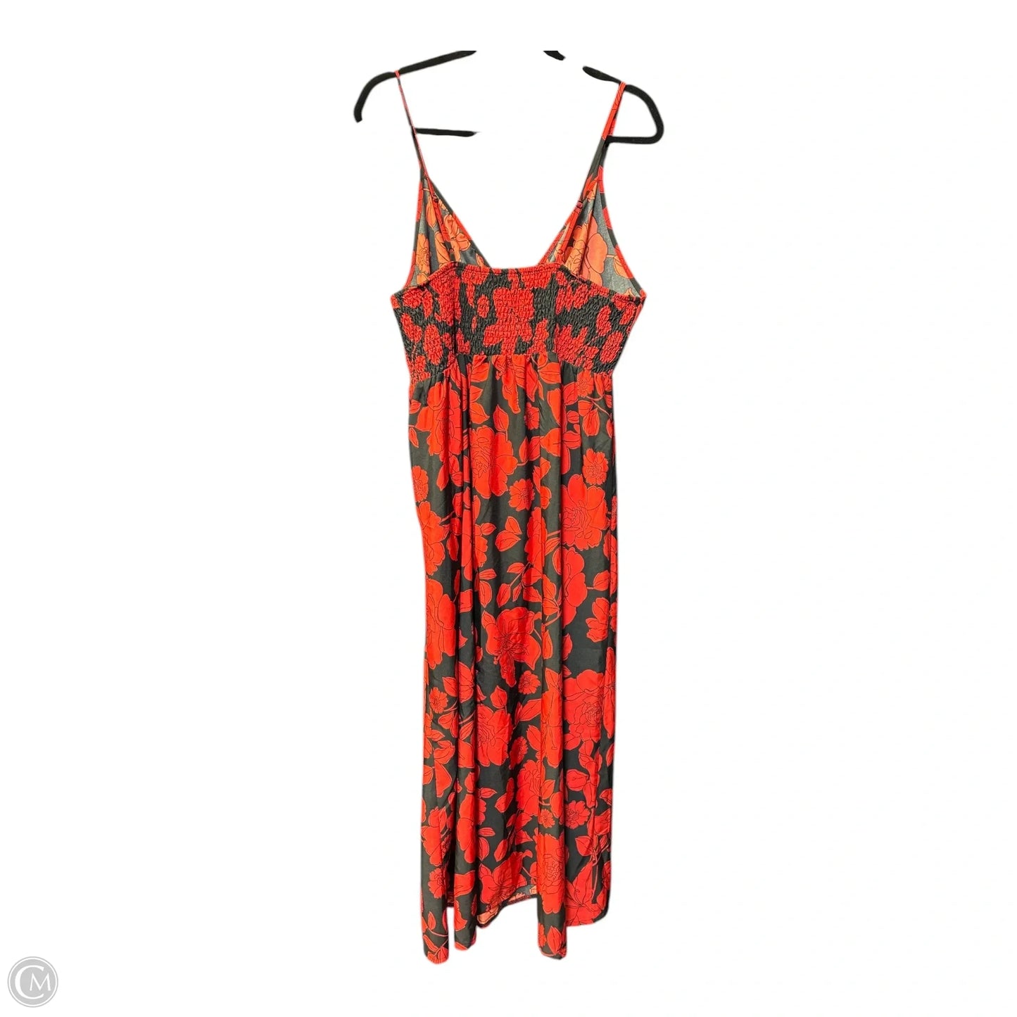 Dress Casual Midi By Shein In Black & Red, Size: 2x