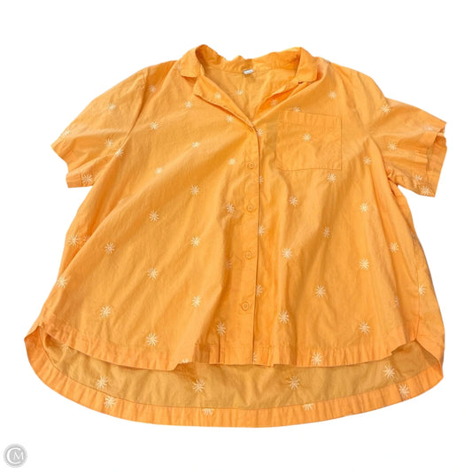 Top Short Sleeve By Old Navy In Orange, Size: 2x